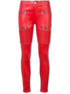 Amiri Red Biker Trousers
