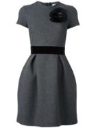 P.a.r.o.s.h. 'ryan' Mini Dress, Women's, Size: Large, Grey, Viscose/wool