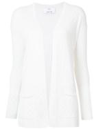 Allude - Cashmere Pocket Cardigan - Women - Cashmere - L, White, Cashmere