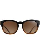 Burberry Buckle Detail Square Frame Sunglasses - Black