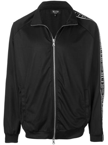 Muf 10 Piped Logo Sleeve Track Jacket - Black