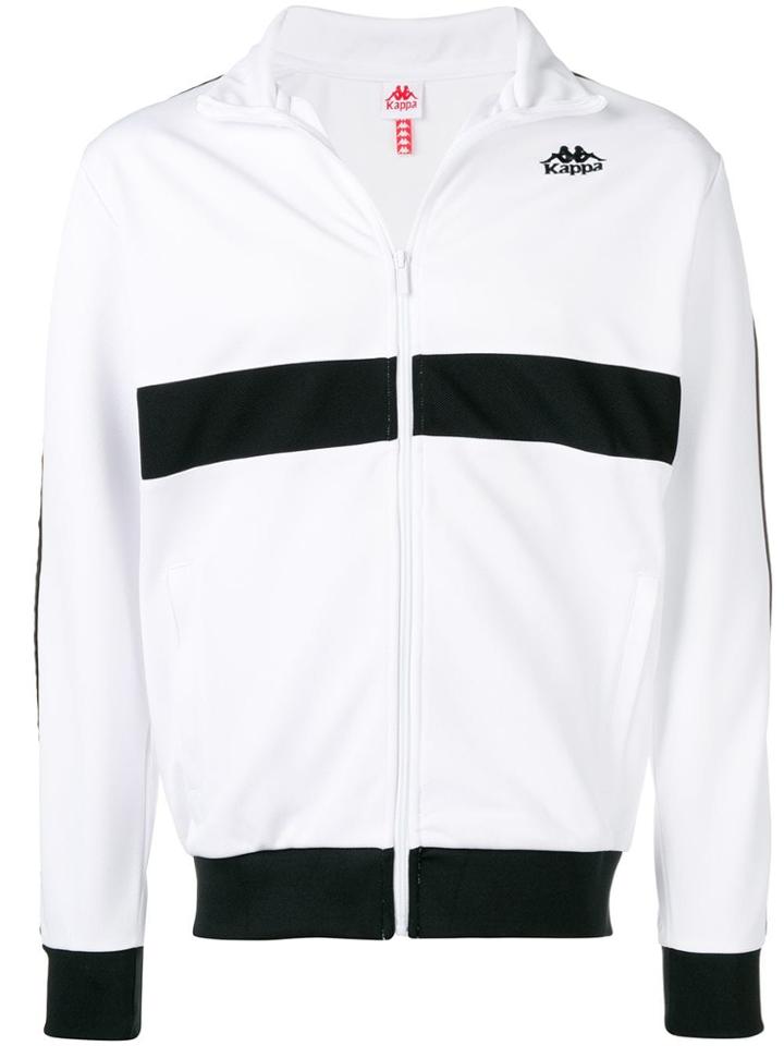 Kappa Front Zip Sweater - White