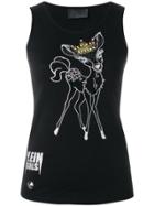 Philipp Plein Bambi Vest Top - Black