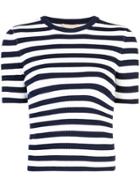 Michael Kors Collection Striped Top - Blue