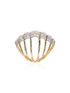 Yvonne Léon 18k Gold And Diamond Shell Earring
