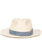 Eleventy Panama Hat, Men's, Size: 58, Nude/neutrals, Cotton