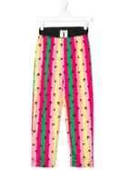 Gaelle Paris Kids Color Block Printed Trousers - Multicolour