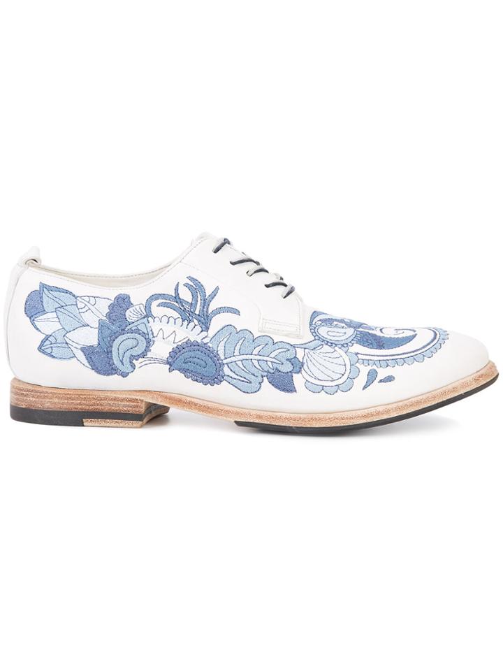 Sartori Gold Lace Up Shoes - White