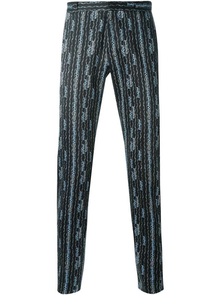 Etro Printed Slim Fit Trousers
