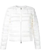 Moncler Stellaire Padded Jacket, Women's, Size: 2, White, Polyamide