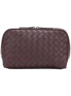 Bottega Veneta Intrecciato Make Up Bag - Red