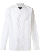 Natural Selection Shawl Neck Shirt - White