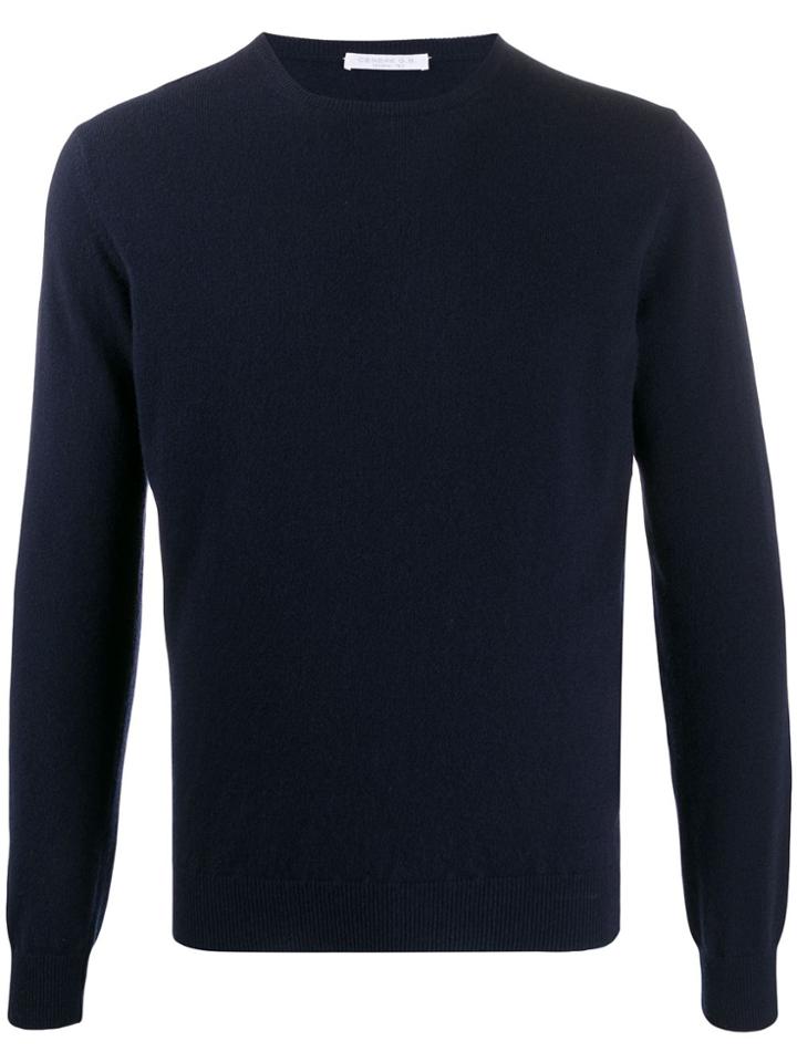 Cenere Gb Cashmere Blend Jumper - Blue