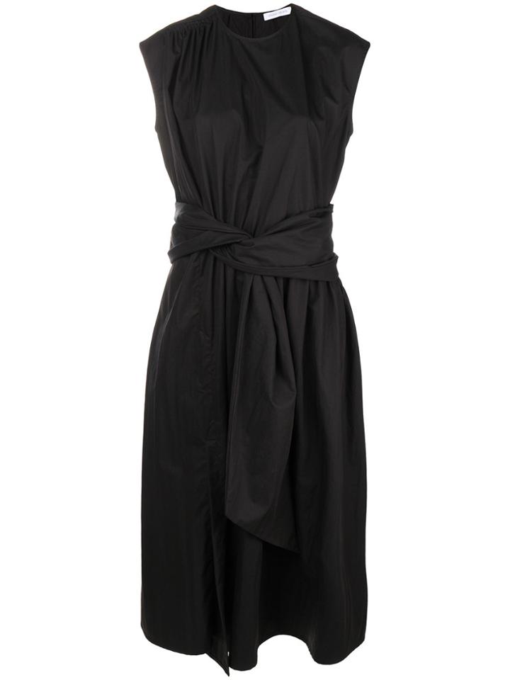 Christian Wijnants Knot Front Midi Dress - Black
