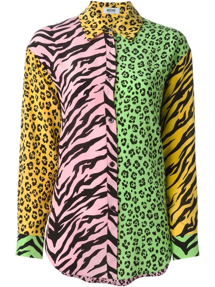 Moschino Cheap & Chic Animal Pattern Shirt