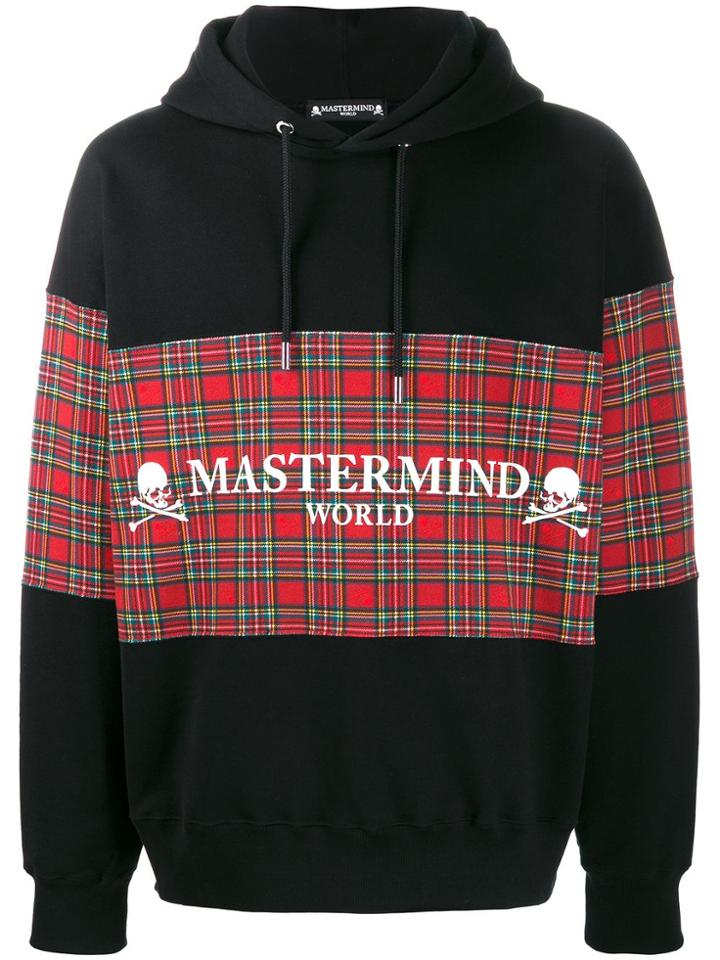 Mastermind World Mastermind Tartan Hoodie - Black
