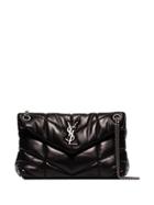 Saint Laurent Loulou Quilted Small Leather Shoulder Bag - Black