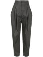 Vika Gazinskaya Hight Waisted Tapered Trousers - Grey