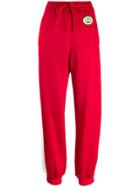Gucci Stripe Detail Track Pants - Red