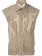 Walter Van Beirendonck Vintage Suede Gilet, Men's, Size: Medium, Green
