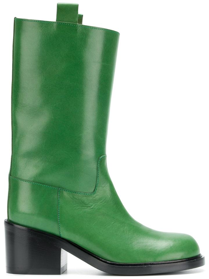 A.f.vandevorst Pull-on Midi Boots - Green