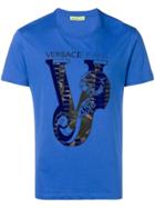 Versace Jeans Animal V Print T-shirt - Blue