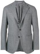 Caruso Single Breasted Blazer - Grey