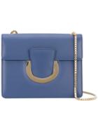 Salvatore Ferragamo - Thalia Shoulder Bag - Women - Calf Leather - One Size, Blue, Calf Leather
