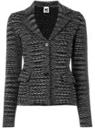 M Missoni Knitted Blazer, Women's, Size: 44, Black, Polyamide/viscose/wool