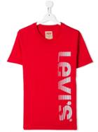 Levi's Kids Teen Logo Printed T-shirt - Red