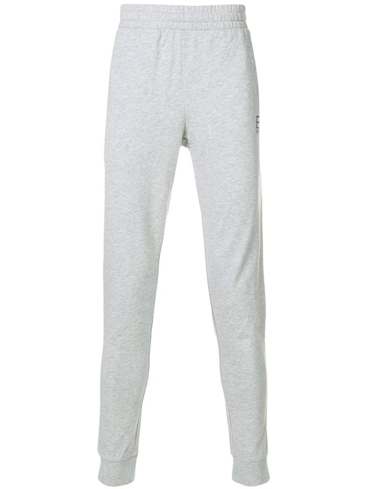 Ea7 Emporio Armani Cuffed Track Pants - Grey