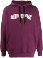 Palm Angels Ransom Print Hoodie - Purple