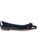 Salvatore Ferragamo Varina Ballerinas, Women's, Size: 35.5, Blue, Leather/patent Leather