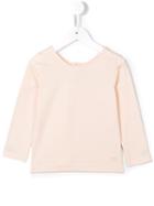 Hucklebones London Scoop Neck T-shirt, Girl's, Size: 8 Yrs, Nude/neutrals