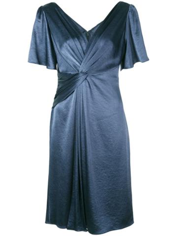 Elie Tahari Silvana Twist-detail Dress - Blue