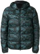 Blauer Pixel Print Padded Jacket - Multicolour