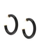 A.p.c. Open-back Hoop Earrings - Black