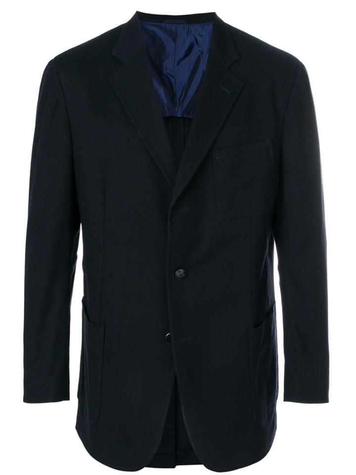Jijibaba Smiley Buttons Jacket - Black