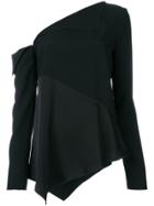 Proenza Schouler Open Shoulder Blouse - Black