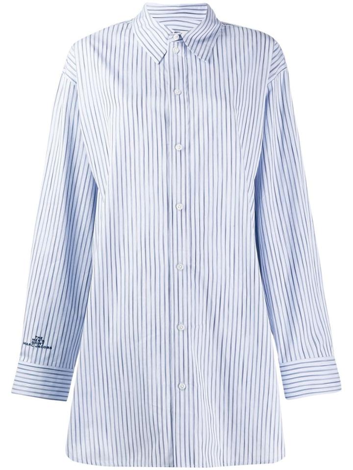 Marc Jacobs Oversized Striped Shirt - Blue