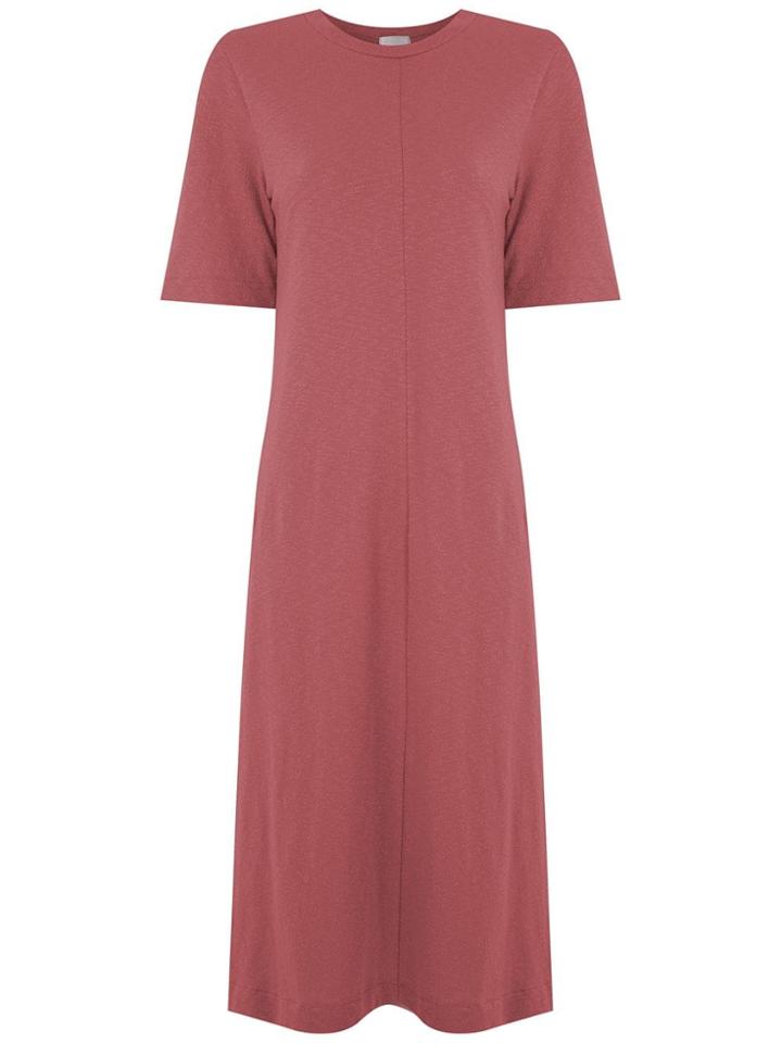 Osklen Rustic Fit Ribbed Dress - Red