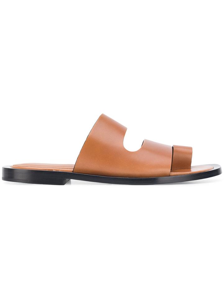 Joseph Toe-strap Flat Sandals - Brown