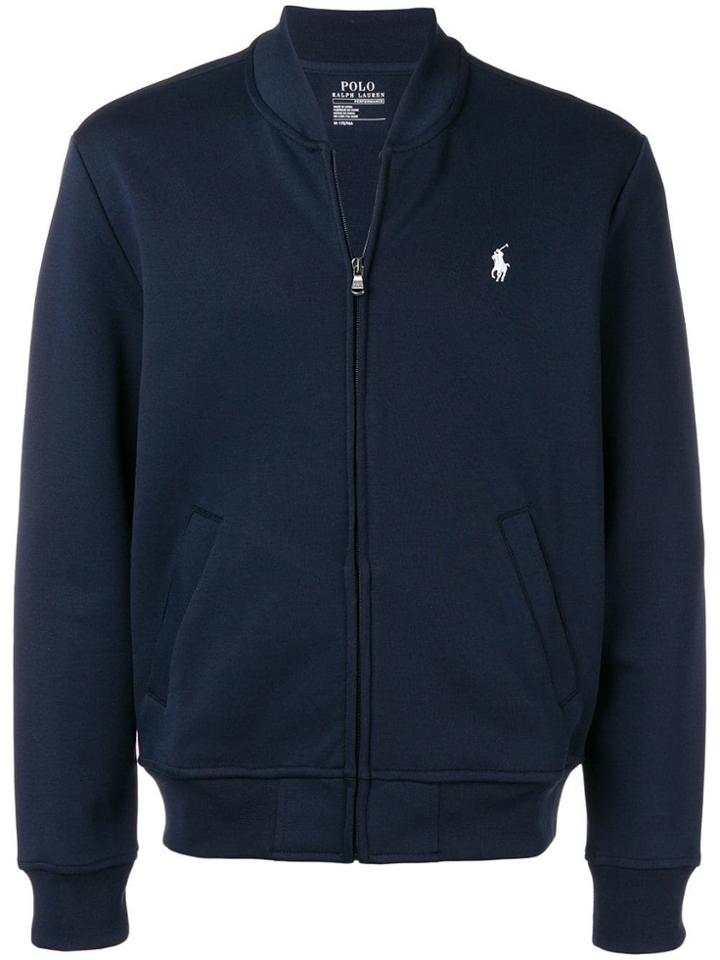 Polo Ralph Lauren Logo Zipped Sweatshirt - Blue