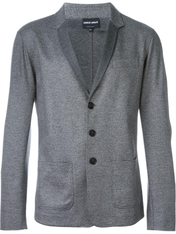 Giorgio Armani Patch Pockets Blazer