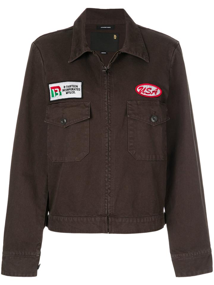 R13 Mechanic Jacket - Brown