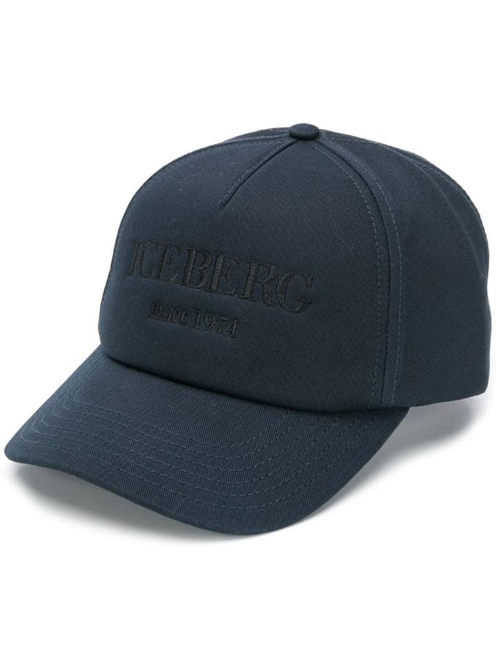 Iceberg Embroidered Logo Cap - Blue
