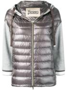 Herno Sweater Puffer Jacket - Grey