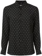 Saint Laurent Square Print Shirt - Black