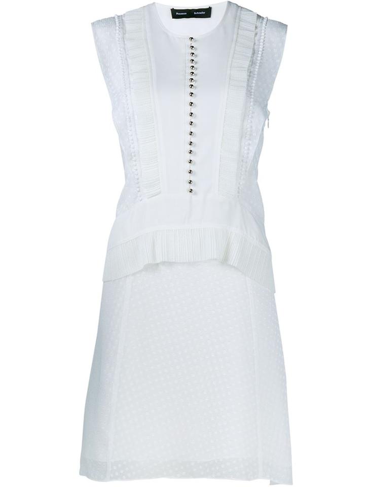 Proenza Schouler Sleeveless Fil Coupé Dress