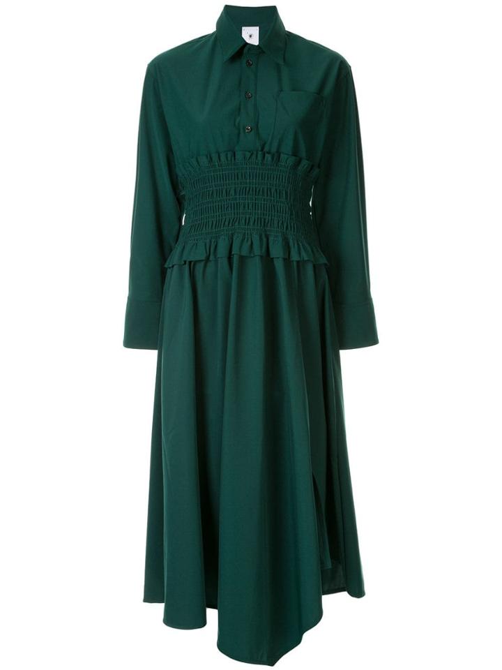 Maison Mihara Yasuhiro Midi Shirt Dress - Green